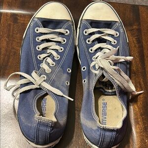 Converse Blue Canvas Sneakers